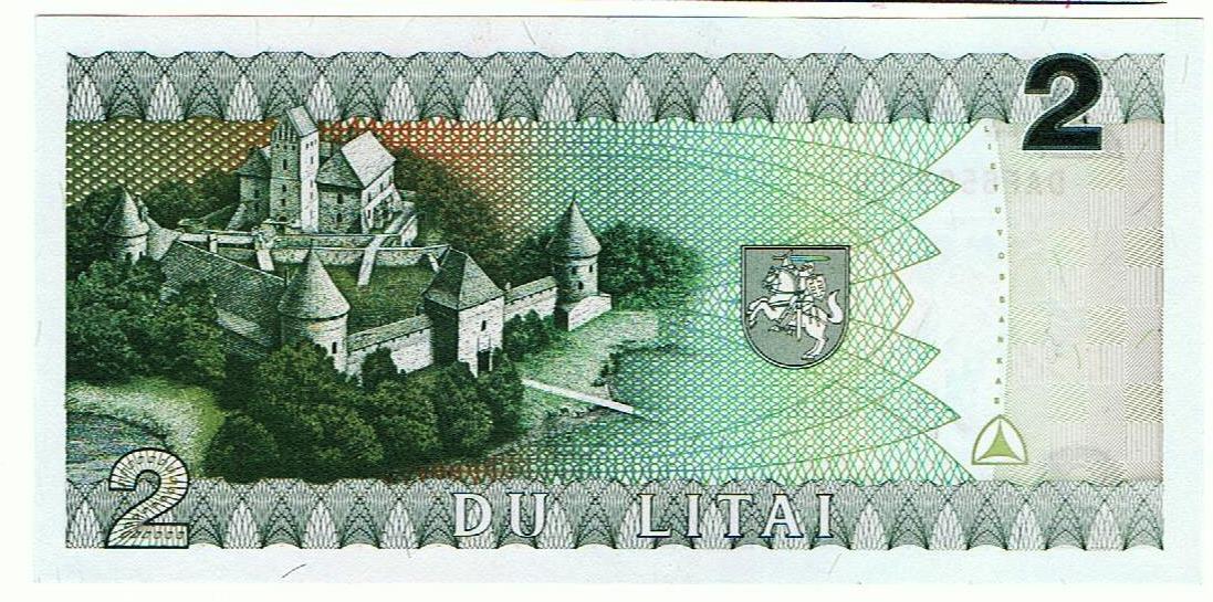 Lithuania - 2 Litai 1993 P#54 UNC!