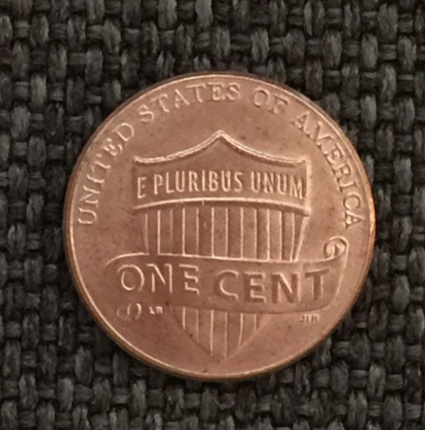 2016 P Lincoln penny, actual coin in picture, free shipping.