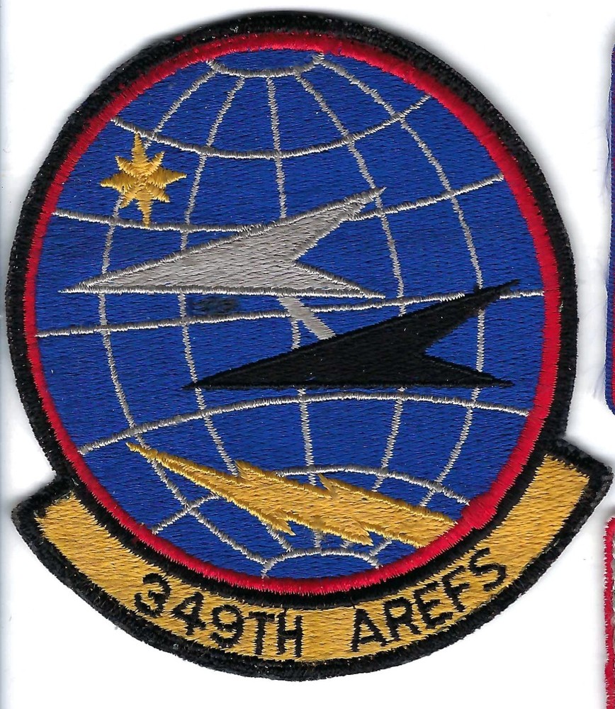PATCH USAF 349th AIR REFUELING SQ VERS 1 BEALE  AFB       B7-28