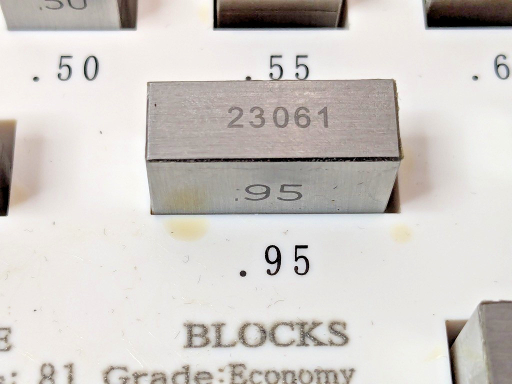 Starrett 81 Piece Gage Block Set Steel 0.05" to 4'' Range Economy Grade RS 81.B