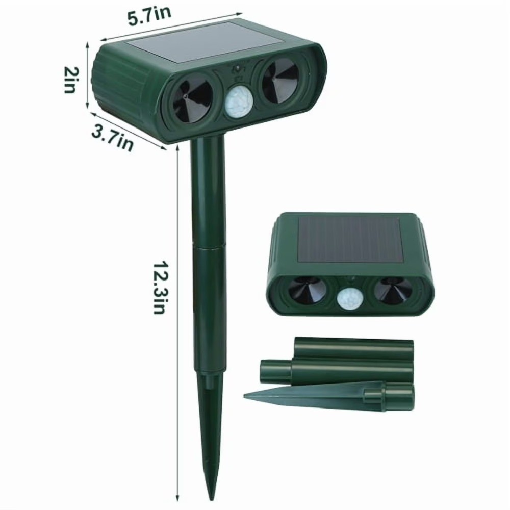 Ultrasonic Animal Repeller Motion Sensor Repellent Device