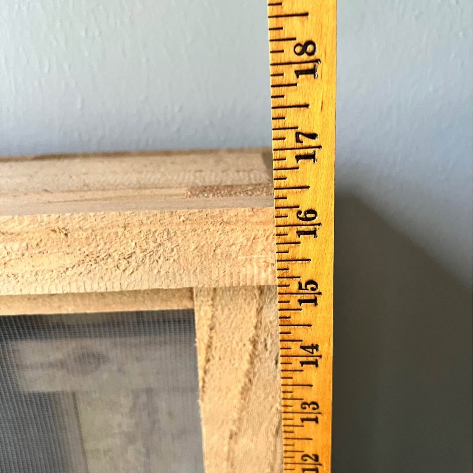 Wooden Insect House with Screen Door