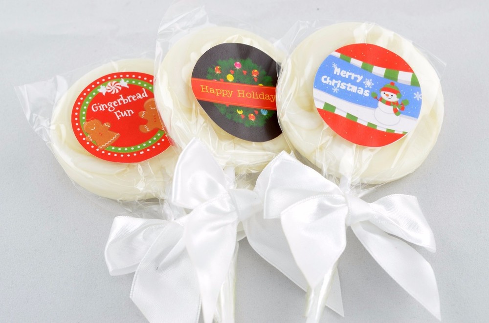 Snowman Personalized Christmas Round Sticker Labels - 7 sizes avaiable