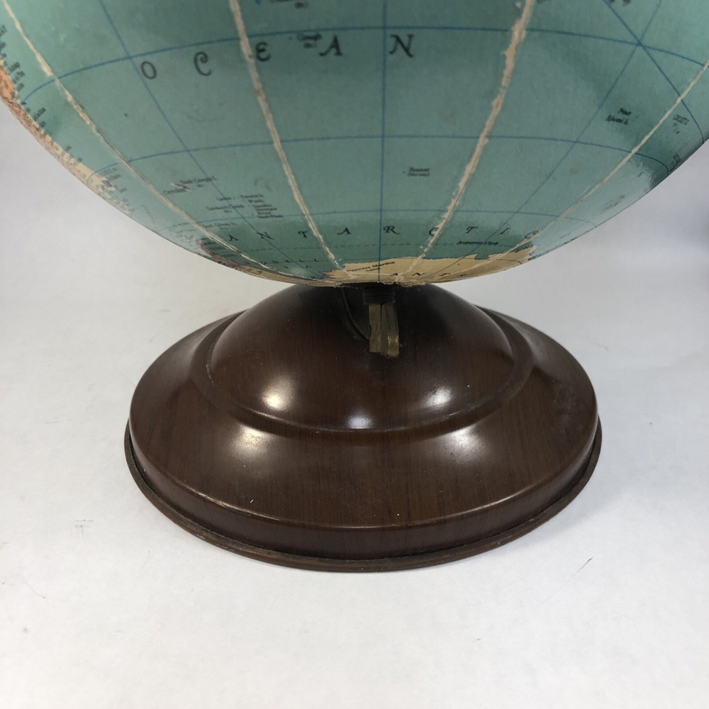 Repoglee 10 Inch Precision Globe Vintage 1960s World Map