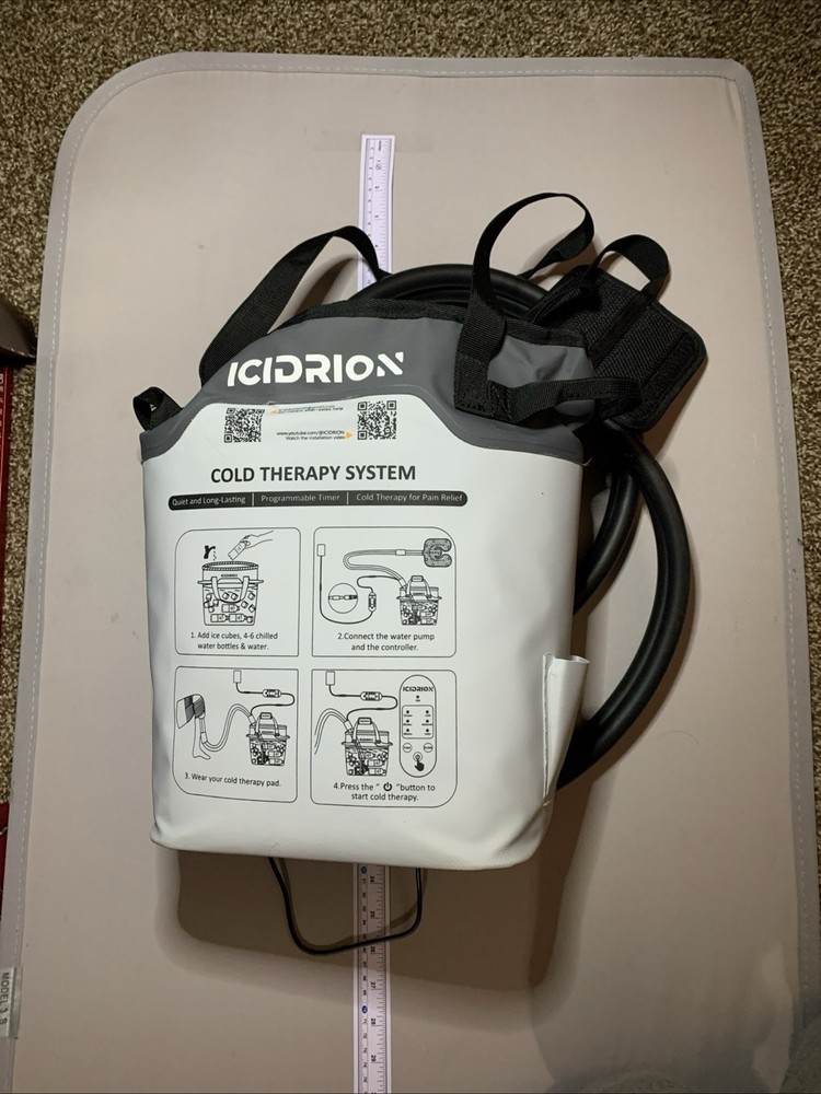 Icidrion Cold Therapy Machine, Programmable Ice Machine Knee Pain Relief USED