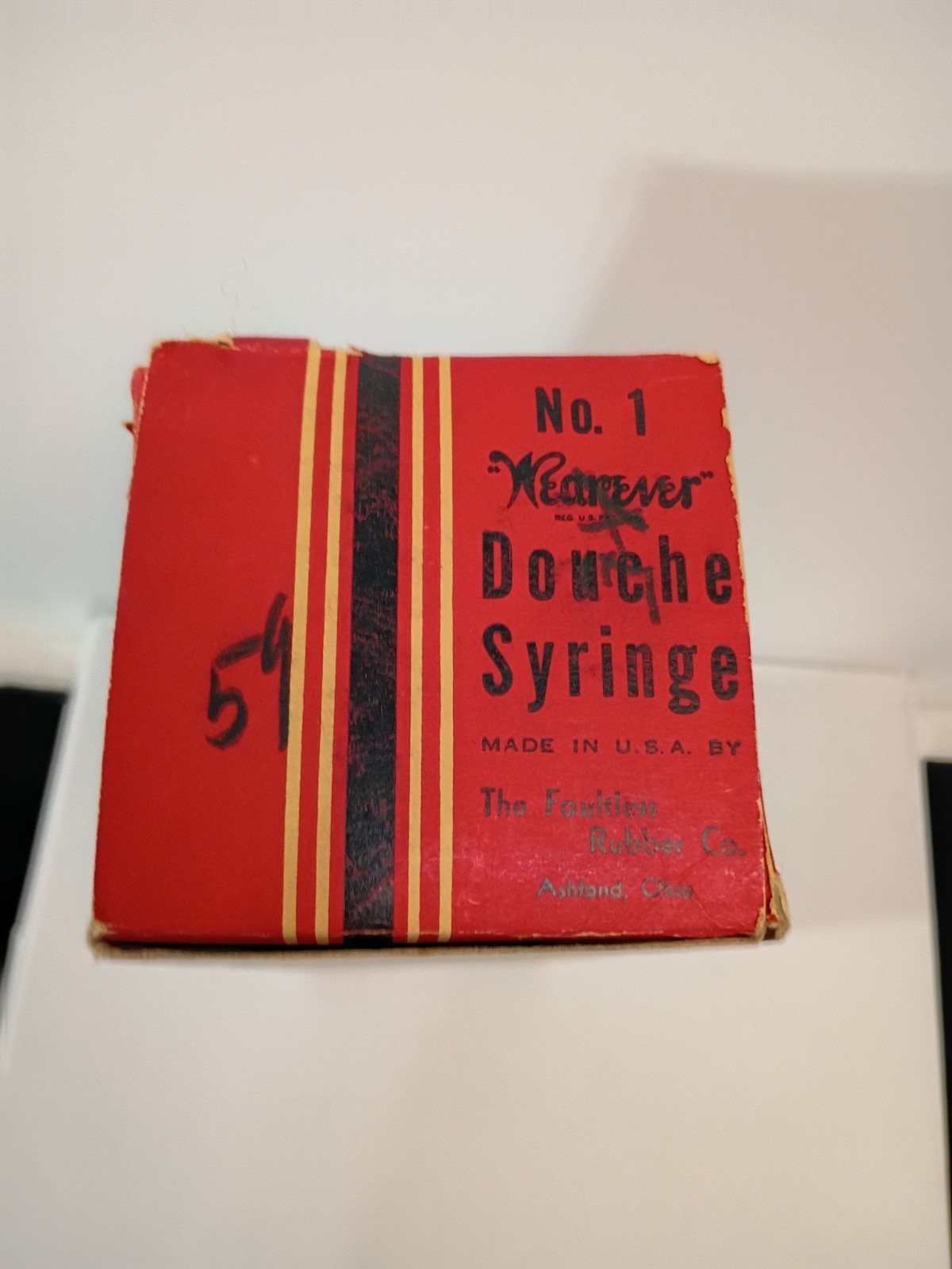 Vintage No. 1 Wearever Douche Syringe by Faultless Rubber Co.