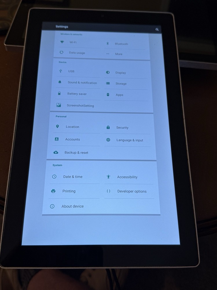 11.6” touchscreen Android Tablet