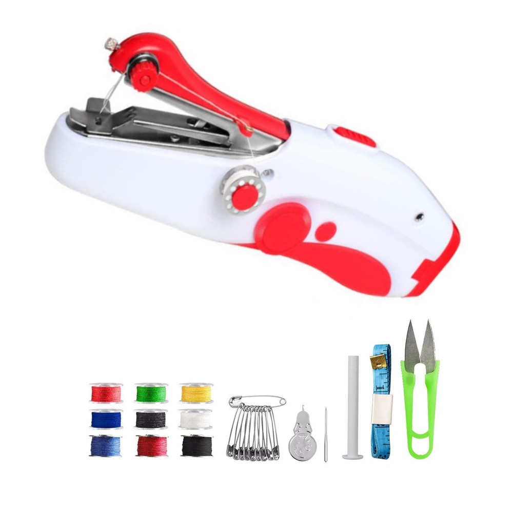 Lightweight Portable Compact Handheld Electric Stitch Sewing Machine Tool
