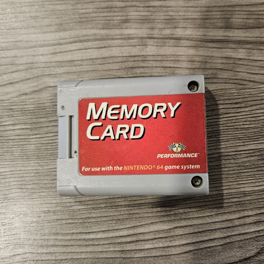 Performance Memory Card Nintendo 64 N64 Save Pak