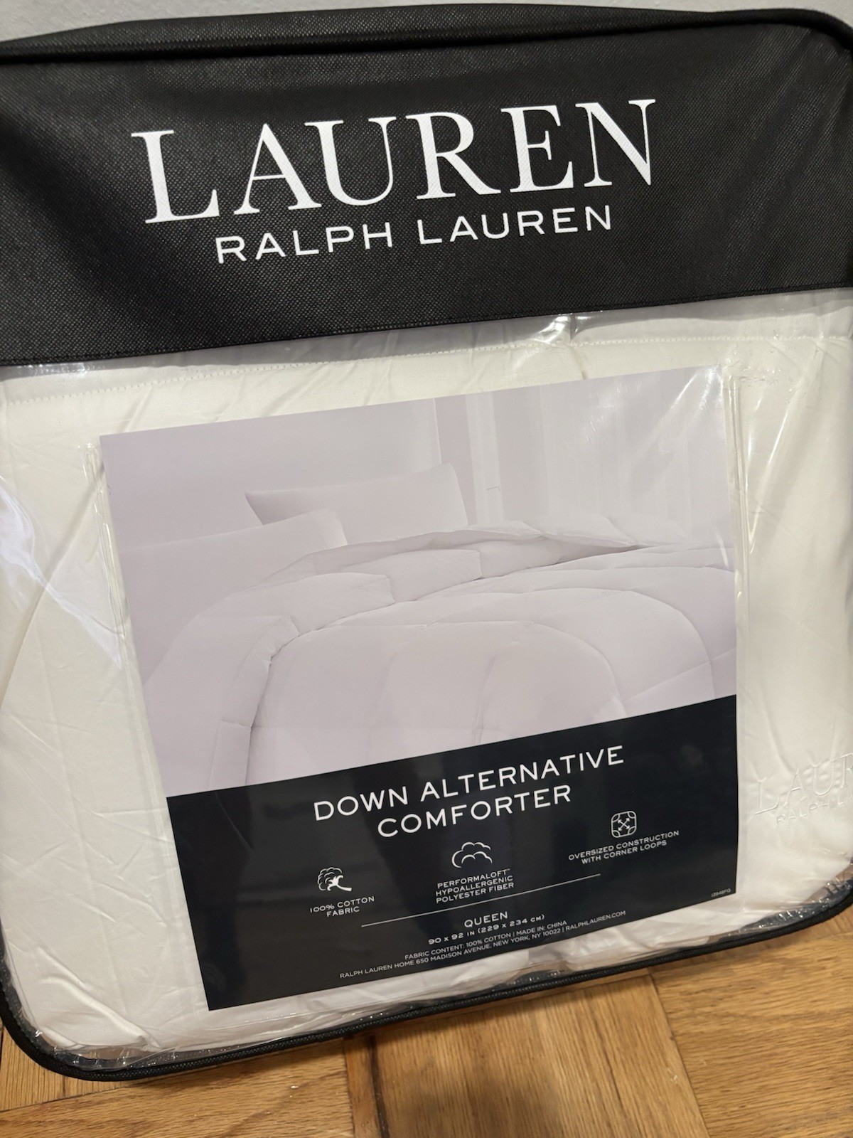 RALPH LAUREN Lauren DOWN ALTERNATIVE COMFORTER 90X92 - FULL/QUEEN