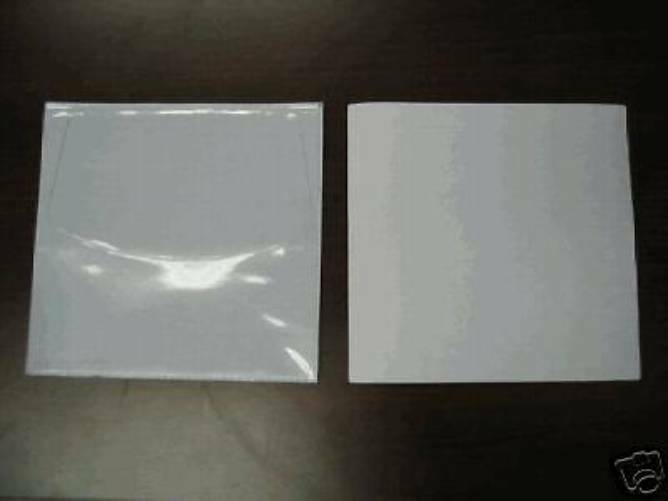 2000 POLY CD SLEEVES W/GRAPHIC WINDOW, ADHESIVE BACK V5