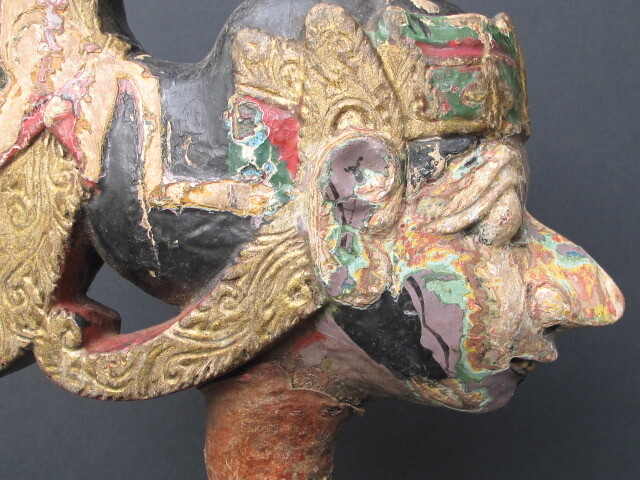 Old Puppet Head, Java Indonesia