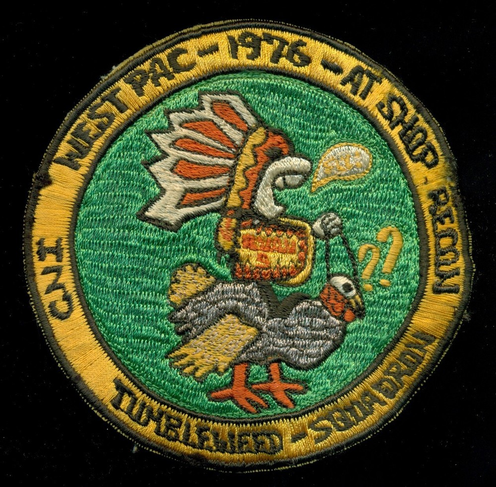 USN WESTPAC 1976 Tumbleweed Squadron Patch AP-1