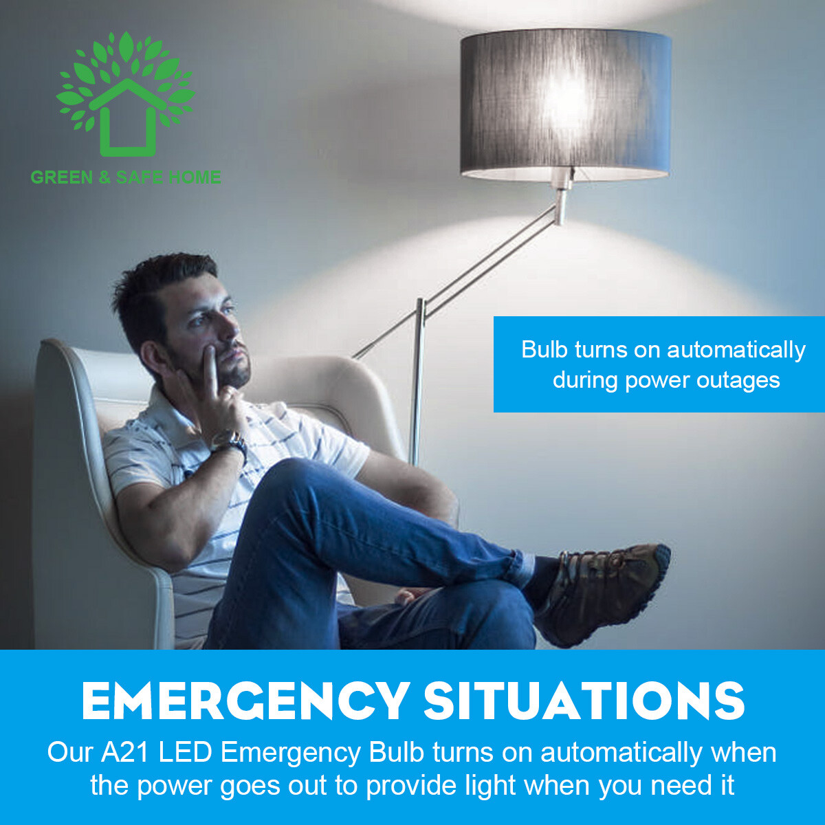 9W(60W) Led Bulb Rechargeable LED Light Bulbs with Battery backup Emergency