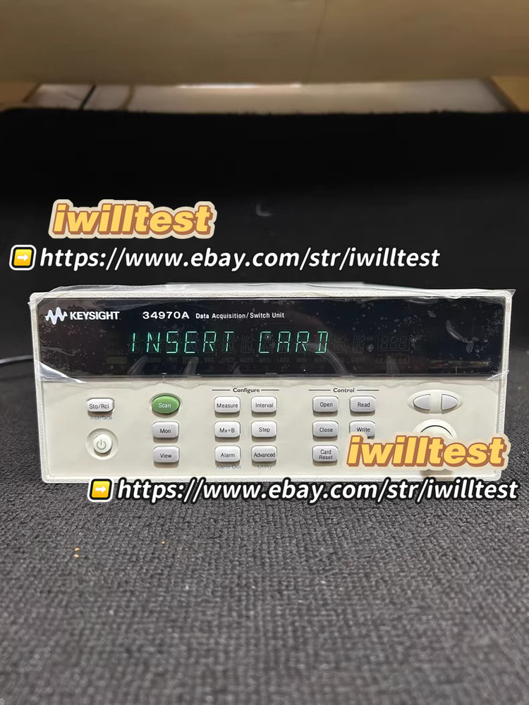 1 PCS Keysight 34970A data acquisition/ switch unit *IW