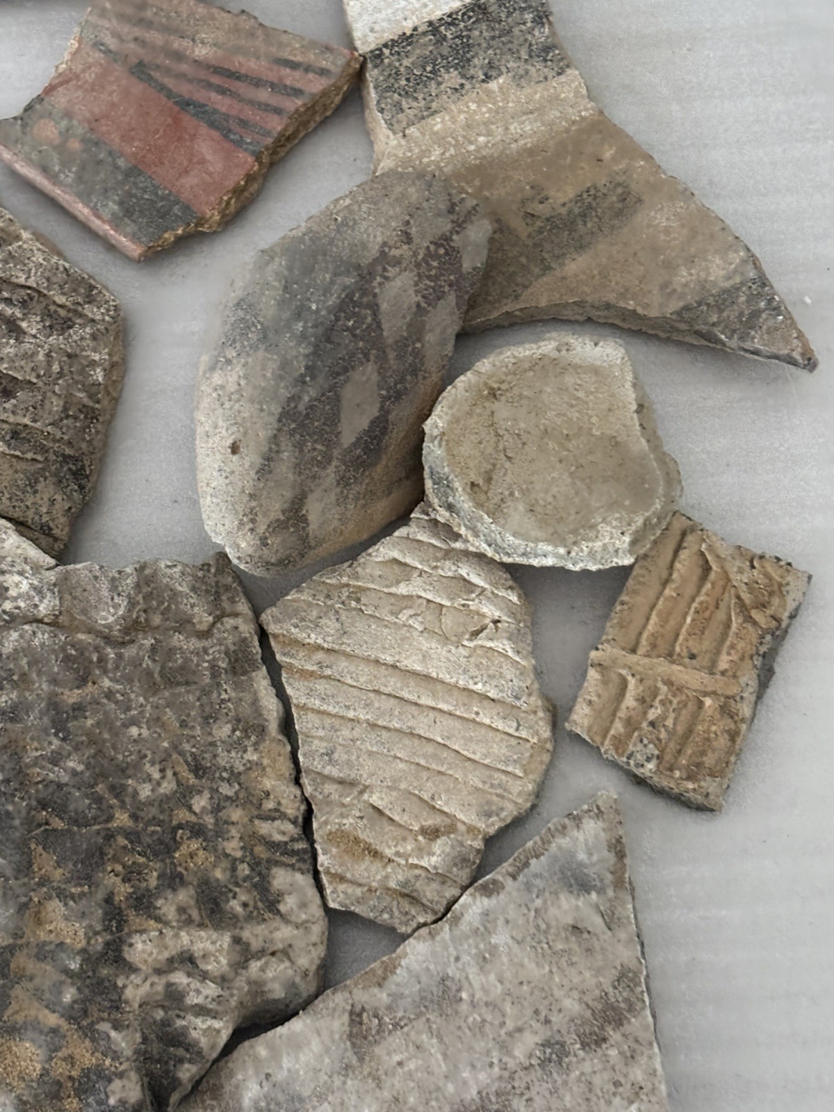 Ancient Anasazi Native American Pottery Shards 1” - 4” Arizona L6-E FREE SHIP