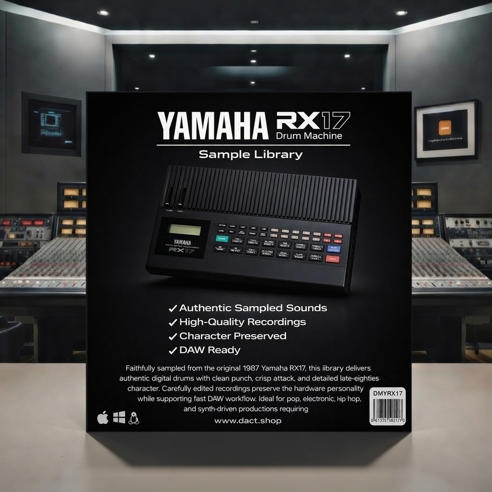 Yamaha RX17 Drum Machine Sample Library