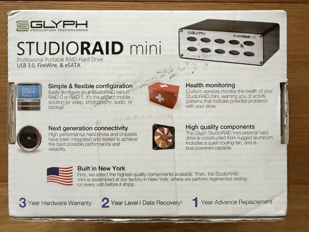 GLYPH Studio Raid Mini 1TB External Hard Drive