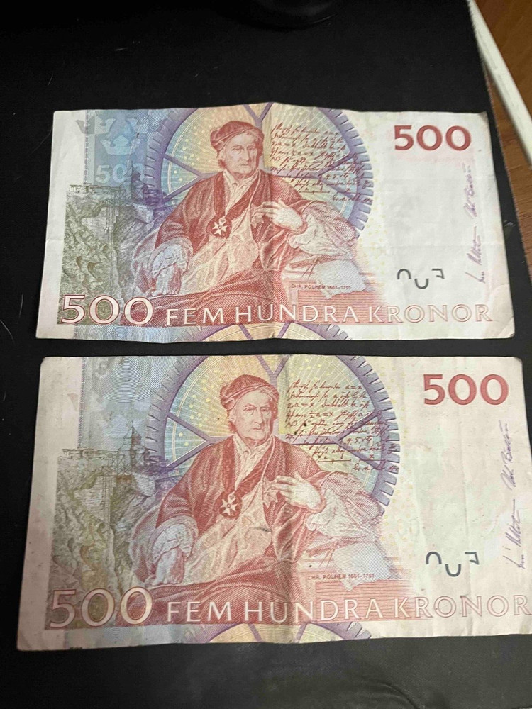 Ticket Suede-500kronor