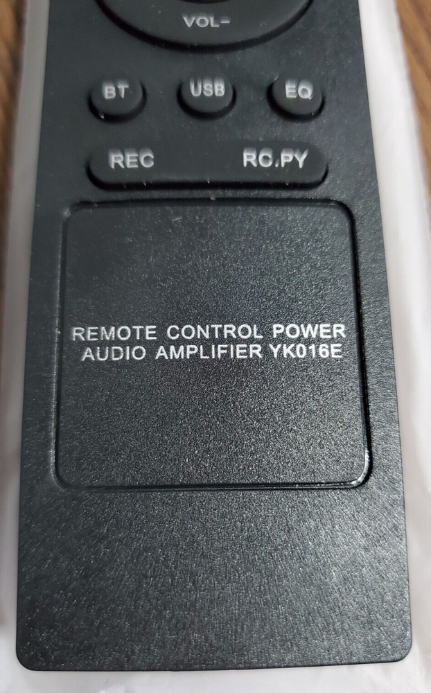 VeGue VS-0866 Remote Control YK016E For Karaoke Speaker System (NO MACHINE INC)