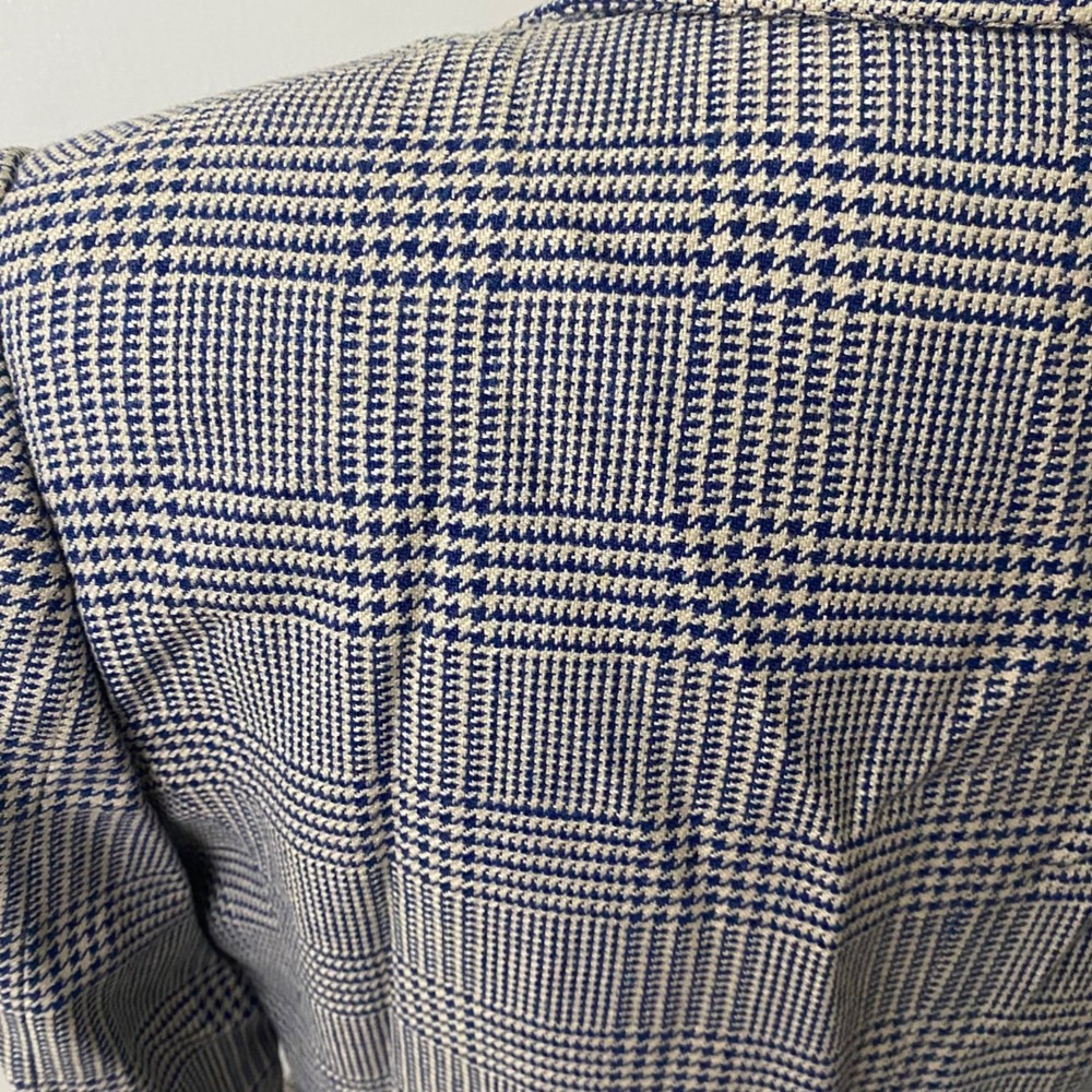 Ralph Lauren Collection Houndstooth Blazer Jacket Size 8