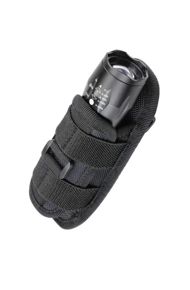 Tactical Flashlight Pouch Holster, Rotatable Flashlight Holder