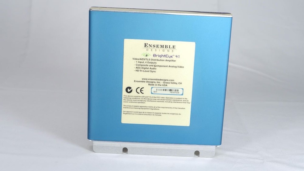 Ensemble Designs BrightEye 41 Analog Video/AES/Tri-Level Sync Distribution Amp