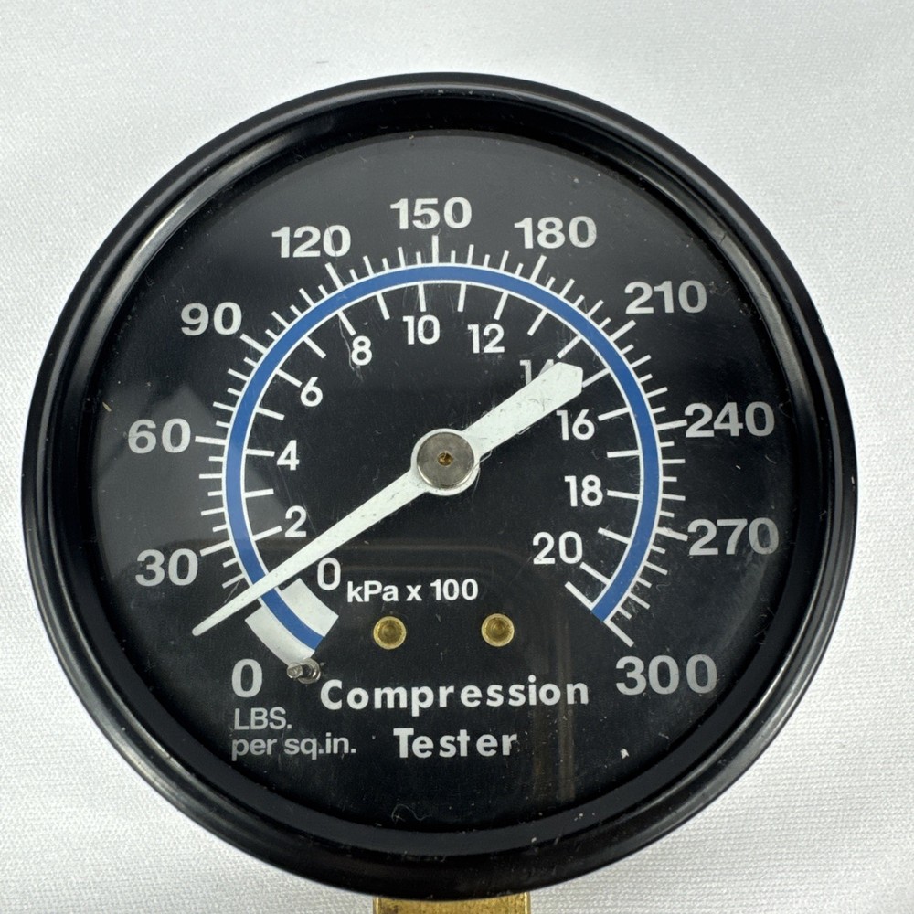Compression Tester Gauge 300 Lbs/sq. in