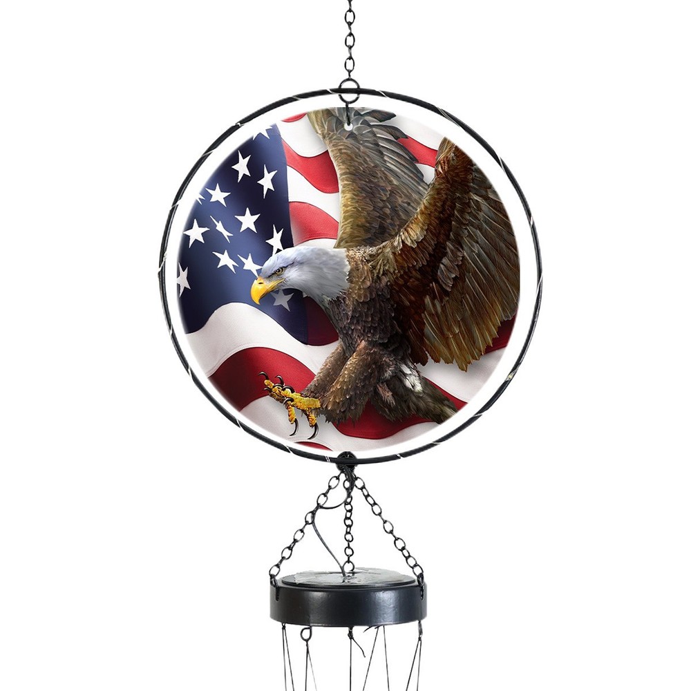 Briarwood Lane Freedom Eagle Illuminated Wind Chime