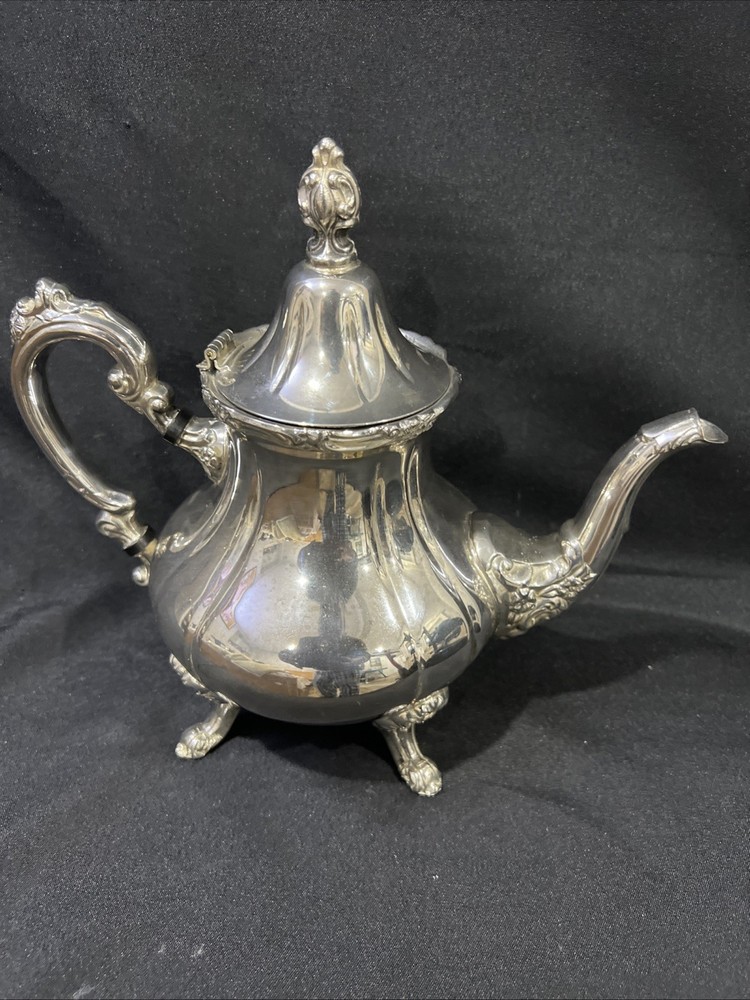 Silver Plated Tea And Coffee Kettle
