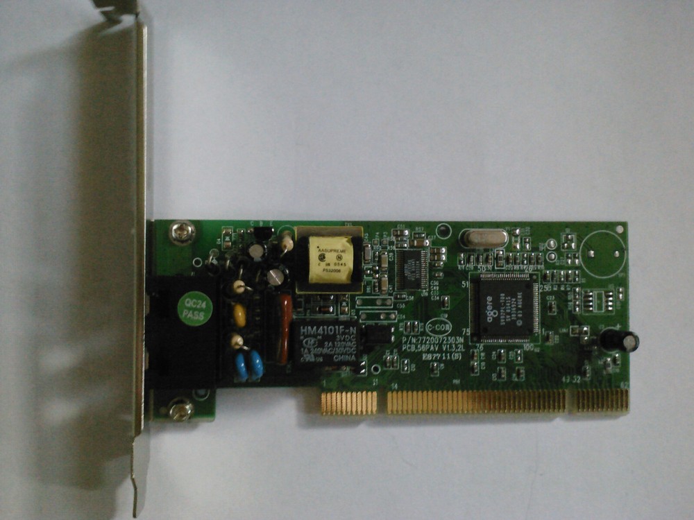C-Com 56PAV-R Agere Systems PCI Soft Modem TESTED & WORKING