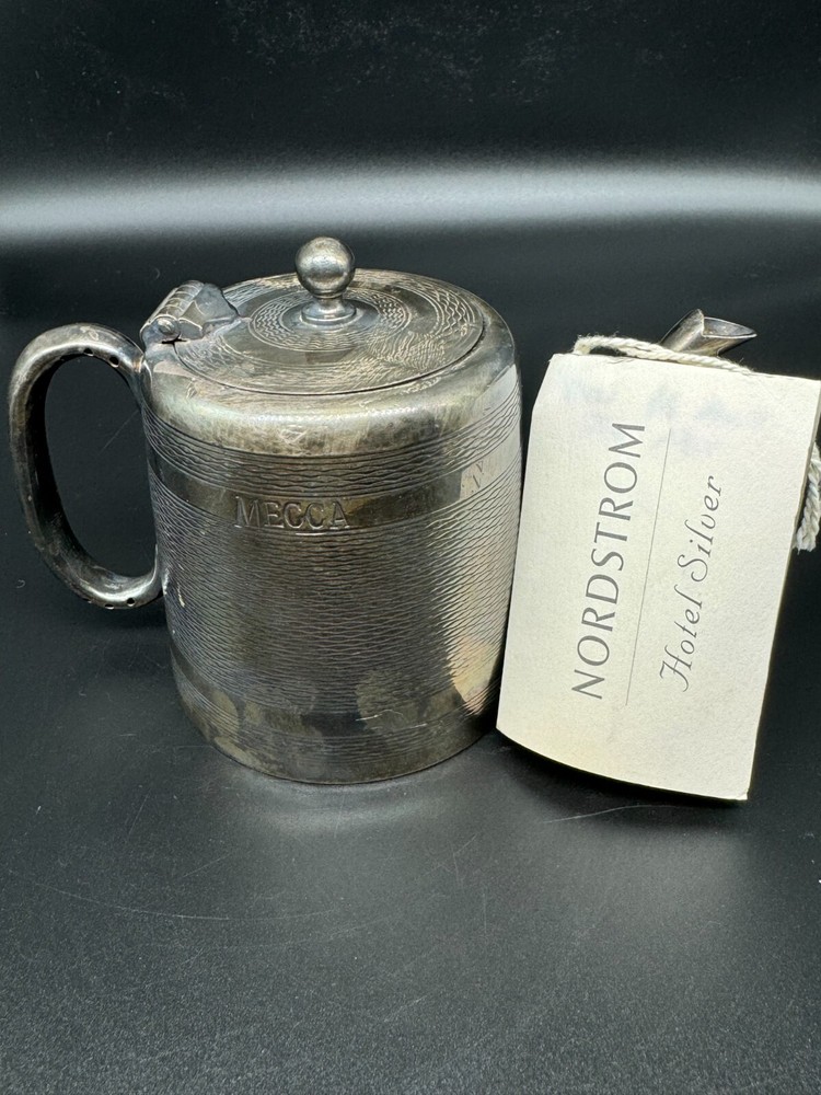 Nordstrom Motel Silver Tea Pot Vintage 1960's Mecca Cafe