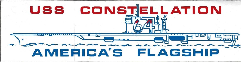 USS Constellation CV-643 Bumper Sticker
