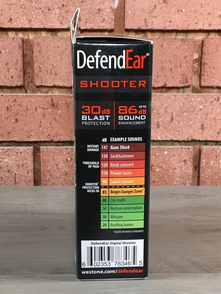 Westone DefendEar Digital Hearing Protection Shooter