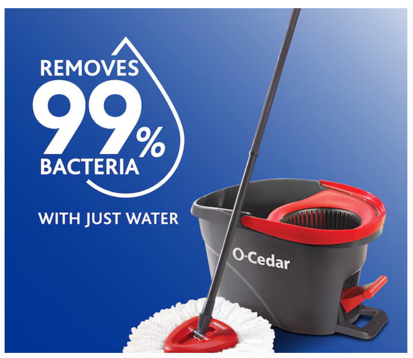 O-Cedar EasyWring Spin Mop With Bucket
