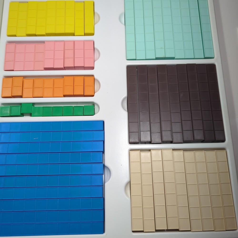 Vtg Mortensen More Than Math Block Set Manipulatives Hands-On Materials Counting