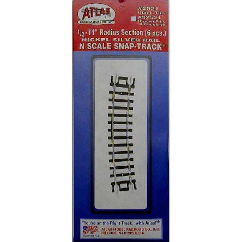 N Code 80 1/2 11" Radius Snap Track (6)