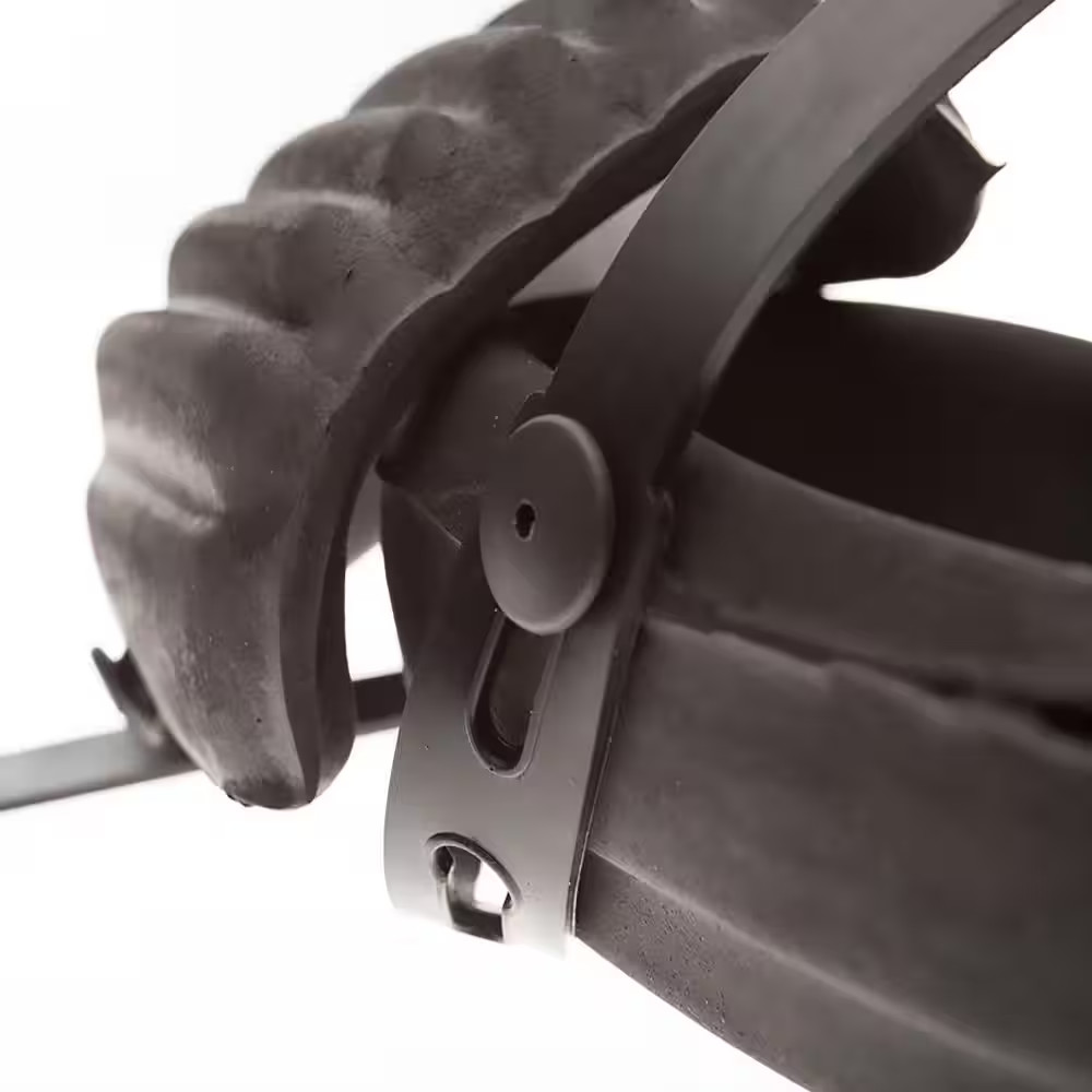 Black Molded Rubber Work Knee Pads