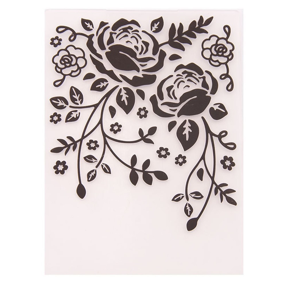 Inspire Artistic Career with Plastic Embossed Folder Template DIY Craft