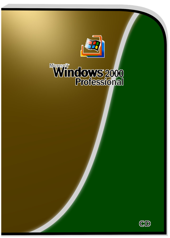 Microsoft Window 2000 Professional 32bit Operation System CD Disk