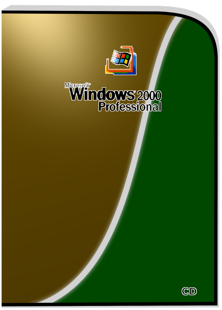 Microsoft Window 2000 Professional 32bit Operation System CD Disk