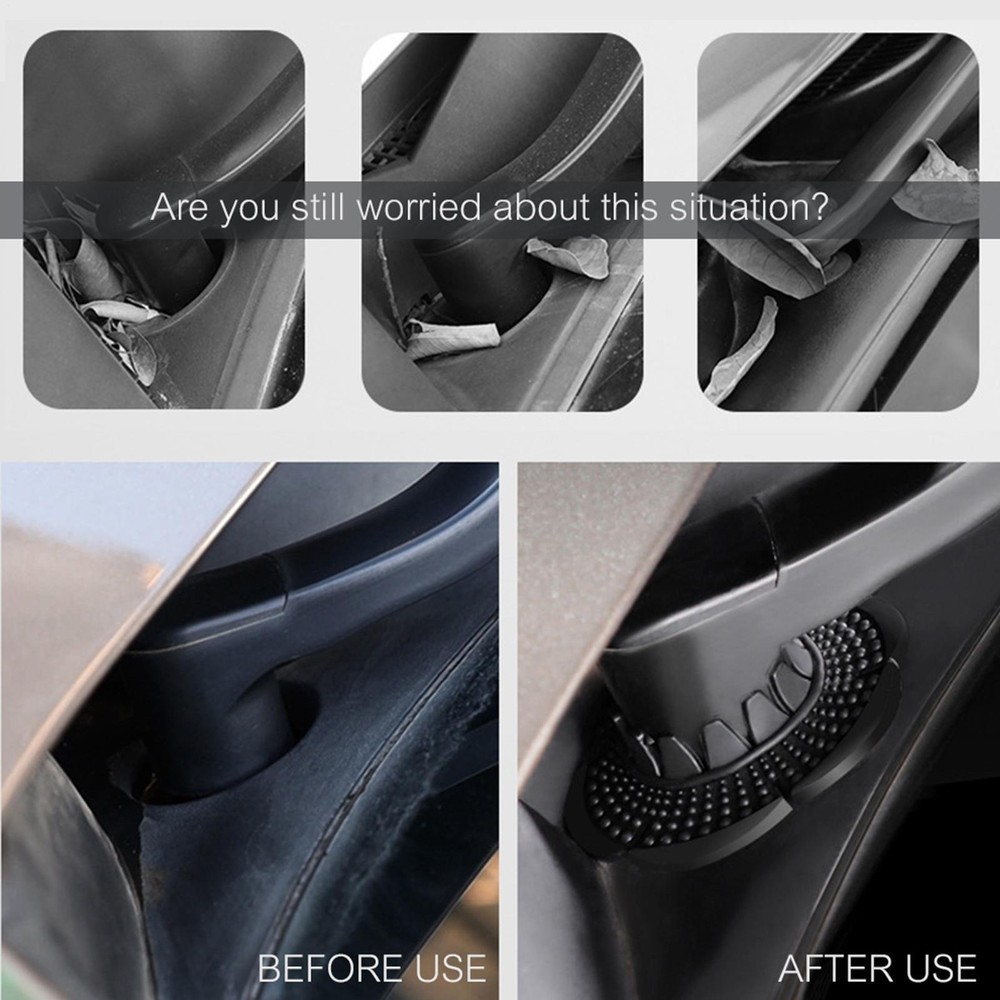 2Pcs Car Wiper Arm Bottom Hole Protective Covers Windshield Wiper Hole Protector