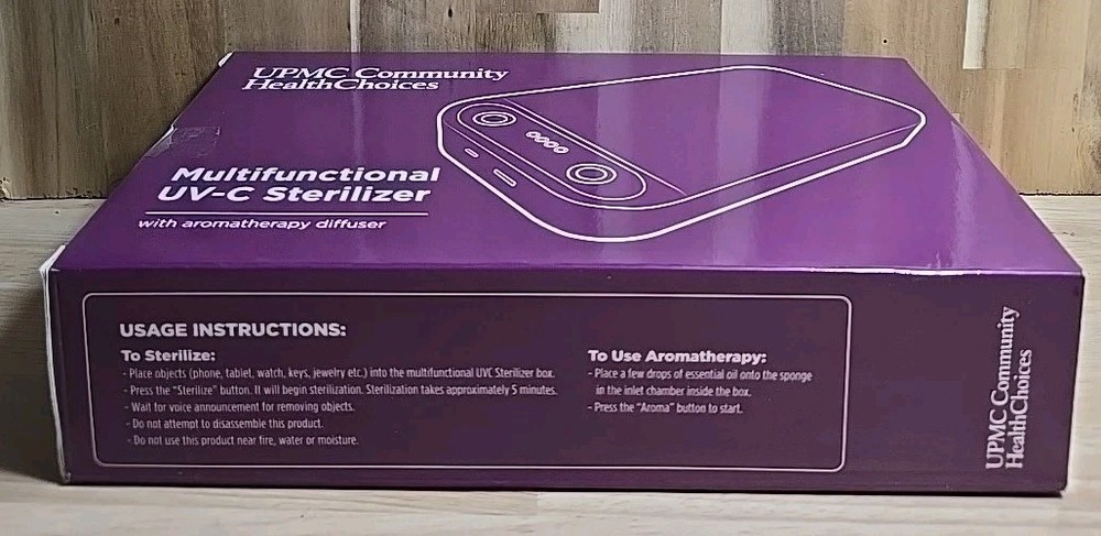 UV-C Sterilizer Multifunctional UPMC W Aromatherapy Diffuser New In Box