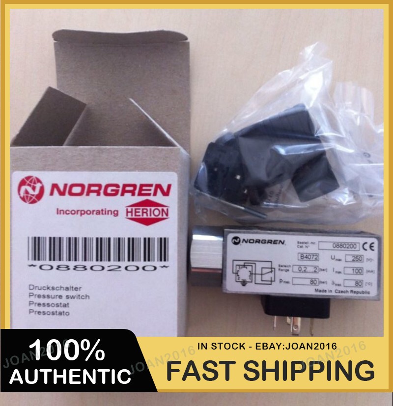 1PC Norgren 0880200 PRESSURE SWITCH