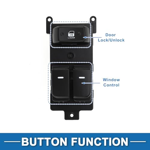 Power Window Switch No.935701M700 Front Left Driver Side Window Control Switch