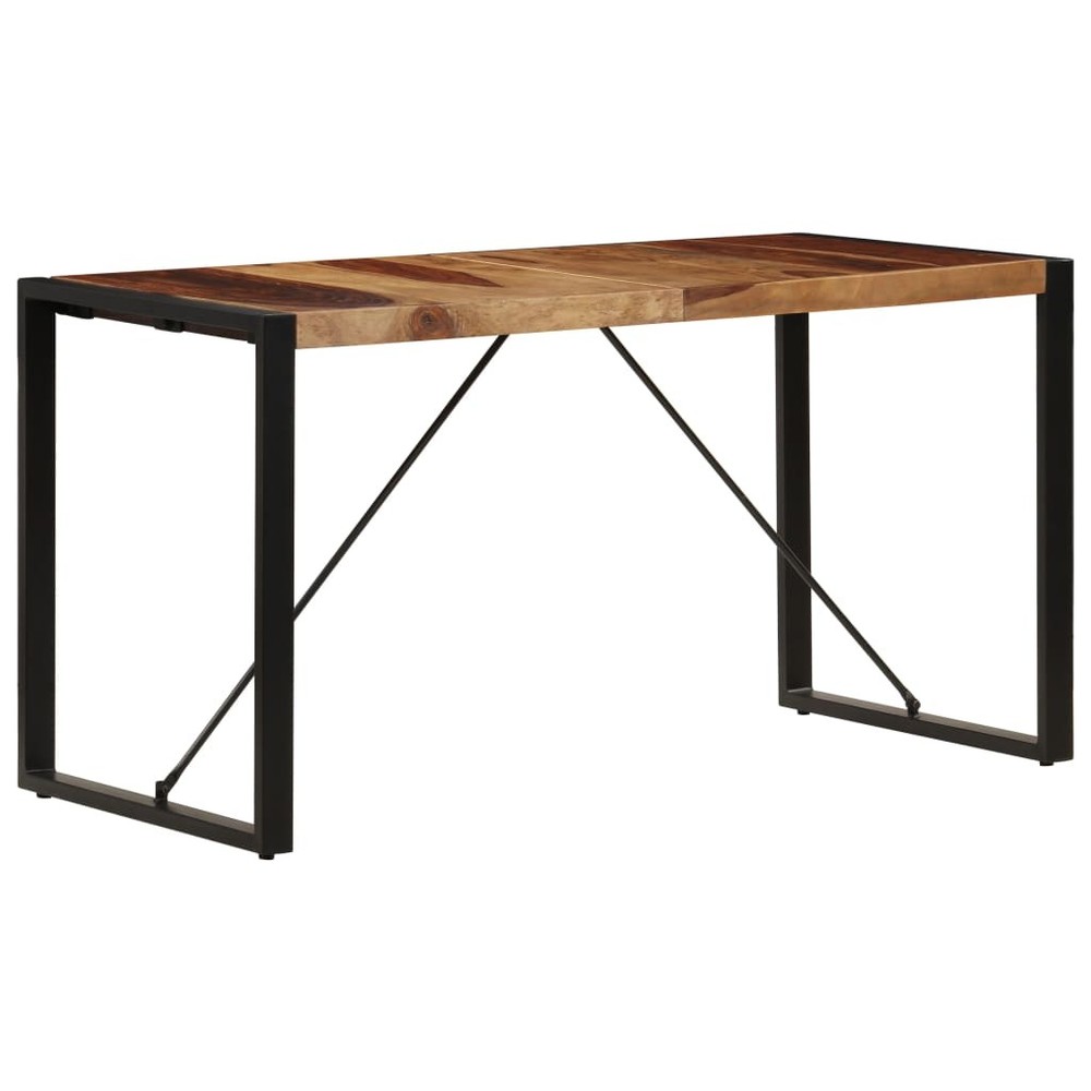 Dining Table Kitchen Table Dining Room Dinner Table Solid Acacia Wood vidaXL
