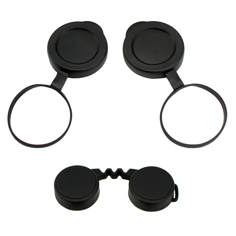 Objective Lens Caps Rubber Covers for Binoculars Outdoor Accessories
