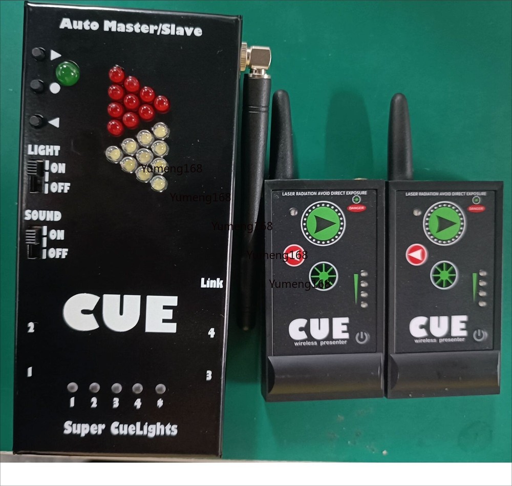 Super Cuelight Presenter Remote 1 Receiver 2 Transmitters for PPT Presentation A