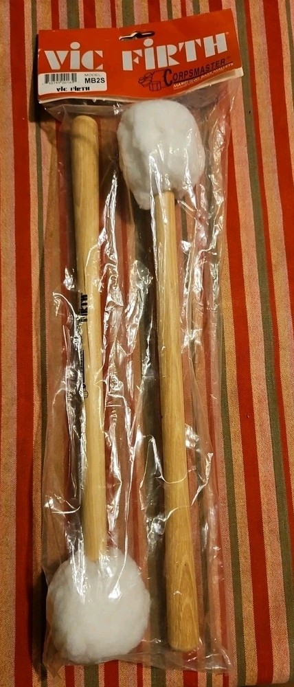 Vic Firth Corpsmaster Marching Bass Mallets Soft  MB1S