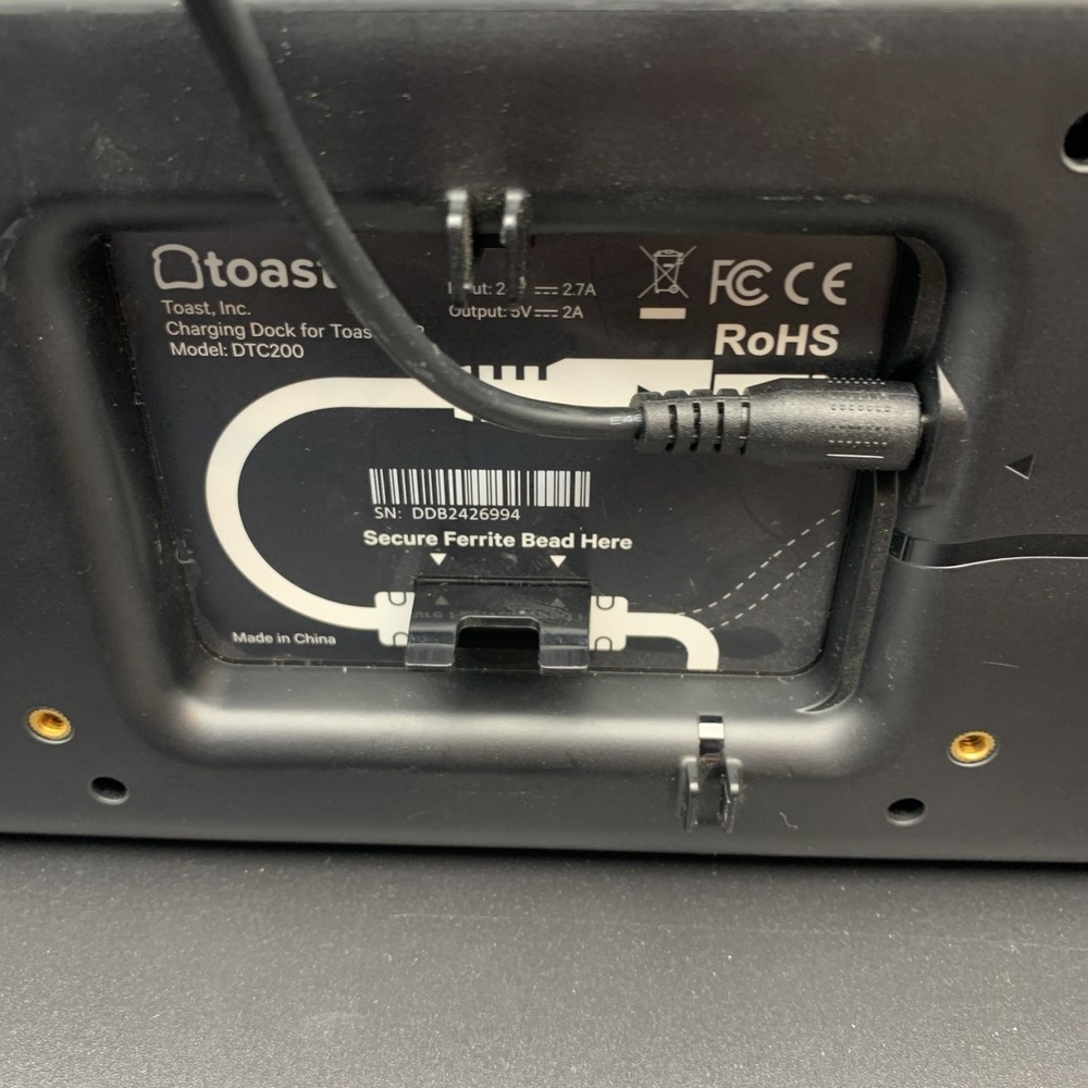 Charging Dock for Toast Flex POS Go 2 Handheld Tablet Mobile Computer - DTC200